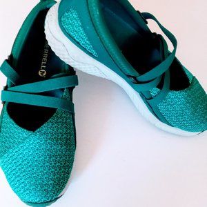 Merrell Comfort Walking Shoes Turquoise Fabulous